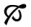 Wingdings symbol for letter Ó